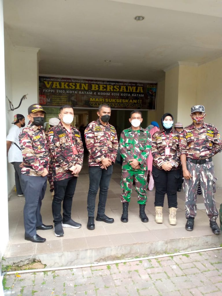 PC FKPPI Batam dan Kodim 0316 Gelar Vaksinasi Massal
