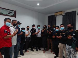 Komunitas Wartawan Kepri Menggandeng Polda Kepri Melaksanakan Vaksinasi Massal Menjelang Pelaksanaan SKW