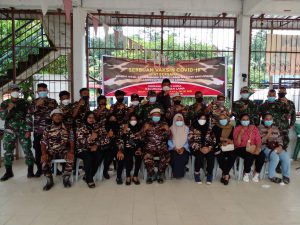 FKPPI 3103-07 Subrayon Tiban Lama Sekupang Bekerjasama Dengan TNI-AD Peduli Vaksin