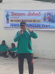 Paguyuban Jowo Manunggal Laksanakan Senam Sehat Dan Sosialisasi Bahaya Narkoba .