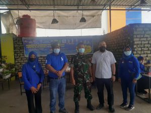 OJK Kepri Gelar Vaksinasi Massal Covid-19 Bekerjasama Dengan Rumkitban Korem 033 WP Jajaran Kodim 0316 Batam,   Bagi Doorprize Kepada Peserta Vaksin