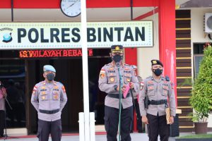 Kapolres Bintan Pimpin Apel Gelar Pasukan Operasi Keselamatan Seligi 2022
