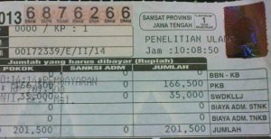 Ingat,  Apabila Pajak Kendaraan Bermotor Anda Tidak Di Bayar Dapat Dinyatakan Bodong