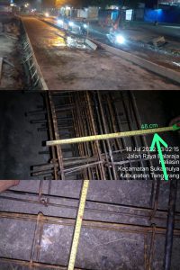 Suci Fauzi Nst : “Di Harapkan Dinas Bina Marga Kab Tangerang Tidak Tidur, Proyek PT Anugerah Raya Agung Gunakan Dowel Panjang Pendek,?”