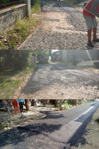 Diduga Abaikan Undang Undang KIP, Kegiatan Hotmix di Desa Pagenjahan Kecamatan Kronjo Tanpa Memasang Papan Proyek