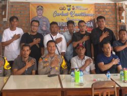 Wujudkan Kamtibmas, Kapolres Lingga Bersama Insan Pers Kabupaten Lingga