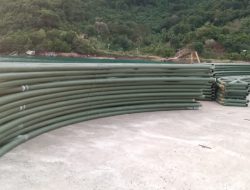 Progres Kerja CV.Sultan Ratuhapis, Pemasangan Kanopi Serta Penerangan Lampu Jalan Pelabuhan