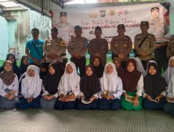 Polsek Tanjungpinang Barat, Bagi Ratusan Exemplar Buku Bacaan Kepada Pelajar Panti Asuhan Muhammadiyah