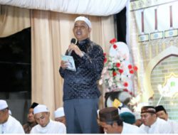 Pj Bupati Inhil, Hadir Acara Haul Dan Pembacaan Manaqib Tuan Guru Sapat Di Ponpes Daarul Islah Mumpa