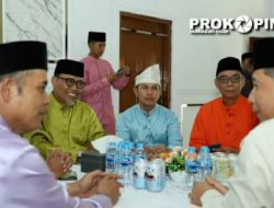 Sambut Idul Fitri 1445 H, Pj. Bupati Bersama Pemda Inhil Kunjungi Forkopimda dan Tokoh Masyarakat Riau