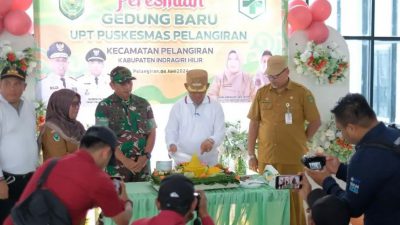 Tingkatkan Pelayanan Kesehatan, Gedung UPT Puskesmas Pelangiran Diresmikan.