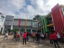 Jaga Kebugaran Saat Bekerja, Staf Dinkes Inhil Gelar Pembinaan Fisik