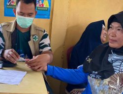 UPT Puskesmas Desa Simpang Gaung Laksanakan Kegiatan Intervensi Pencegahan Stunting.