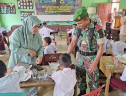 Dukung Program Presiden, Kodim 0314/Inhil Uji Coba Makan Sehat Bergizi Gratis untuk Anak Sekolah