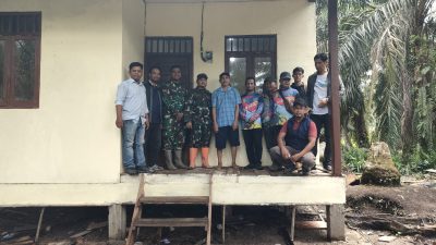 Tim PHO Dinas PU Inhil Periksa Hasil Pembangunan Rumah TMMD ke-123