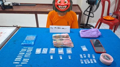 Polsek Enok, Berhasil Ungkap Kasus Penyalahgunaan  Narkotika Jenis Sabu di Dusun Mawar