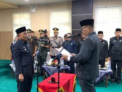 H. Herman, SE MT, Bupati Inhil Lantik Drs. H. Tantawi Jauhari Menjadi Sekda