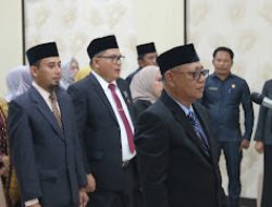 Sekda Inhil Lantik 7 Pejabat Baru, Tegaskan Pentingnya Kepemimpinan Inovatif