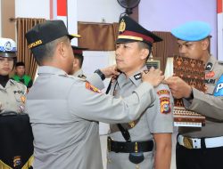 Pelantikan dan Sertijab Kabag Ren, Kapolsek Kempas, dan Kapolsek Tembilahan di Polres Inhil Berjalan Hikmad 