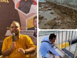 Batu Miring Pelabuhan Roro Kuala Maras Tahap II Jebol Kurang dari Setahun, Terkesan Asal Jadi