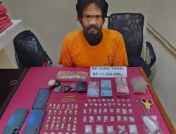 Polsek Keritang Ungkap Peredaran Narkoba, Sita 96,7 Gram Shabu dan 35 Butir Ekstasi