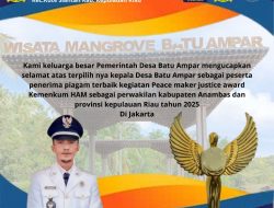 Pemdes Batu Ampar, Wakili Kepri di Ajang Nasional Peace Maker Justice Award 2025