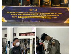 Ka.KPR Rutan Batam, Aji Pimpin Razia Gabungan APH Dukung Gerakan Zero Halinar HP dan Narkoba 