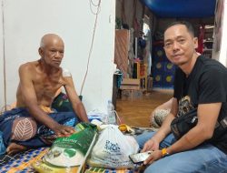 Peduli Sesama, IWO Riau Bersama YBM PLN Bantu Korban Pembacokan di Tembilahan