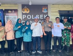 Perkuat Koordinasi Kamtibmas, Bupati Inhil Kunjungi Polsek Concong