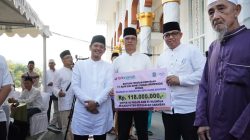 Bersempena 1 Tahun Aneng–Raja Bayu, BRK Syariah Bantu 92 Masjid dan 52 Mushola di Anambas