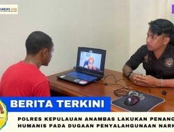 Tangani Kasus Dugaan Narkotika, Polres Kepulauan Anambas Utamakan Langkah Humanis