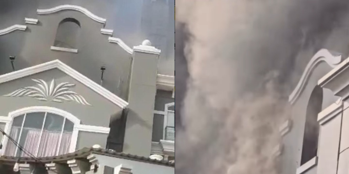 Menyoroti insiden kebakaran yang melanda sebuah apartemen di kawasan Tanjung Duren, Jakarta Barat, pada Kamis, 30 April 2026. (Instagram.com/@jakarta.terkini)