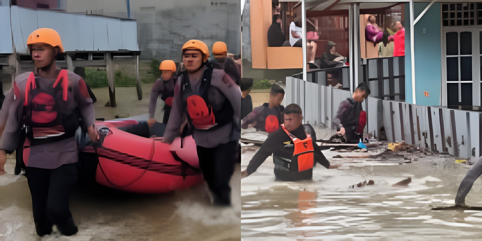 Menyoroti bencana banjir yang melanda 2 wilayah kecamatan di Bone, Sulawesi Selatan, pada Jumat, 8 Mei 2026. (Instagram.com/@humaskorpsbrimob)
