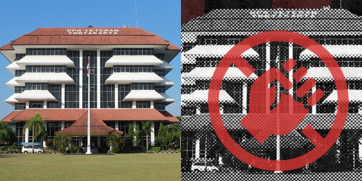 Menyoroti aksi demonstrasi mahasiswa UPN Veteran Yogyakarta terkait kasus dugaan kekerasan seksual dosen di lingkungan kampus. (Dok. UPN Veteran Yogyakarta - Instagram.com/@himahiupnvyk)