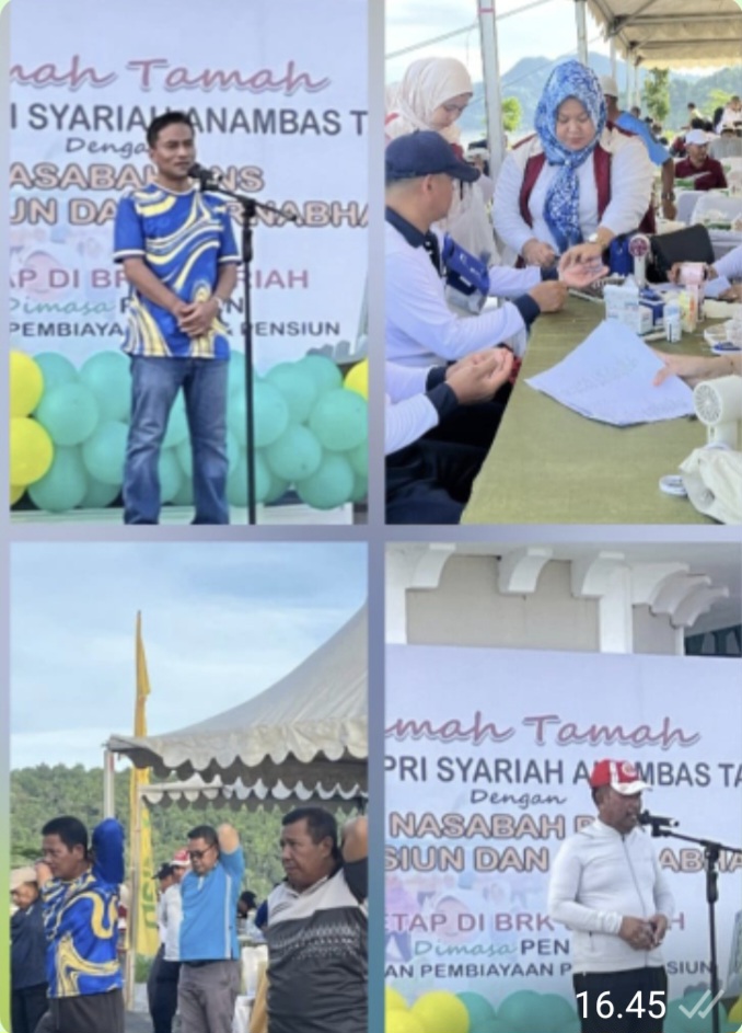 BRK Syariah Gelar Ramah Tamah, periksa Kesehatan bersama Par dan Pensiun (dok/slv)