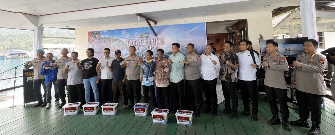 Kapolda Kepri Irjenpol Asep Safrudin SIK.MH Kunker ke Anambas ,(dok/slv)