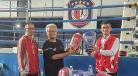 Dispora Batam Dukung Atlet Wira Boxing Camp Hadapi Wali Kota Surabaya  Cup 2026 (photo/dok)