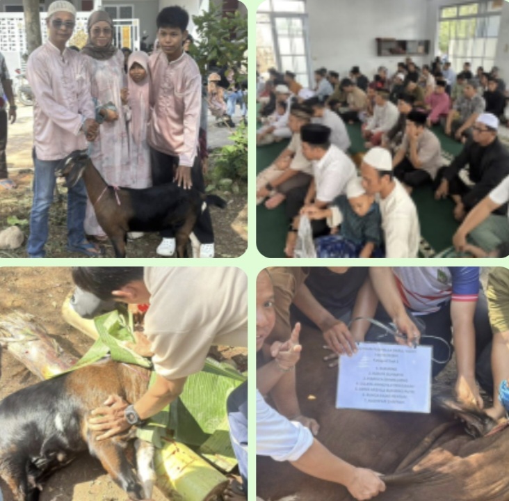 Rayakan Iduladha 1447 H, Panitia Bagikan 450 Paket Daging Kurban Kepada Warga Perumahan Glory Tanjung Riau (photo/dok)