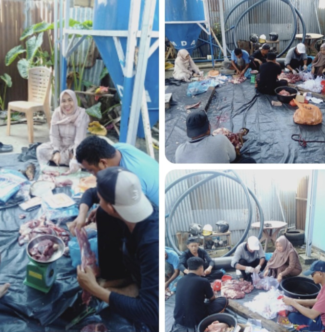 PDAM Tirta Indragiri Sembelih Dua Ekor Sapi Kurban, Perkuat Kepedulian Sosial (photo/dok)