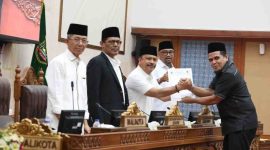PRD Kota Batam menggelar rapat paripurna dengan agenda Pandangan Umum Fraksi terhadap Rancangan Peraturan Daerah (Ranperda) tentang Pertanggungjawaban Pelaksanaan (RPP) APBD Kota Batam Tahun Anggaran 2025, Senin (15/6/2026).F/Dok DPRD Batam