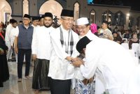 Walikota Batam AMsakar Achmad menghadir Tablig Akbar dalam rangka memperingati Tahun Baru Islam 1 Muharram 1448 Hijriah di Masjid Agung Raja Hamidah. F/Dok Humas Diskominfo Batam