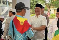 Bupati Anambas Sambut Kepulangan Jamaah Haji, Wujud Perhatian Pemerintah Daerah (dok/photo)