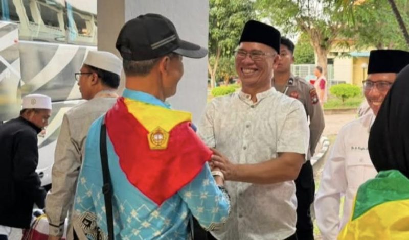 Bupati Anambas Sambut Kepulangan Jamaah Haji, Wujud Perhatian Pemerintah Daerah (dok/photo)