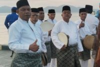 Camat Siantan Bersama Kompang Redath Sambut Kepulangan 46 Jemaah Haji Anambas (dok/photo)