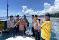 Disambut Tepung Tawar, Kapal Patroli Baru Perhatian Kapolda Kepri untuk Anambas (dok/photo)