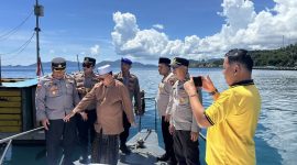 Disambut Tepung Tawar, Kapal Patroli Baru Perhatian Kapolda Kepri untuk Anambas (dok/photo)