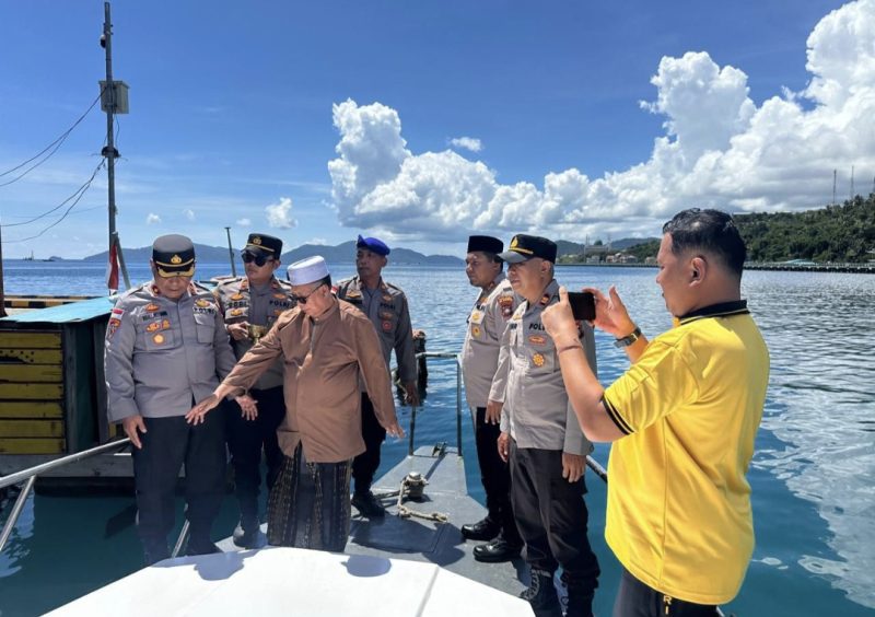 Disambut Tepung Tawar, Kapal Patroli Baru Perhatian Kapolda Kepri untuk Anambas (dok/photo)
