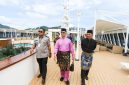 Sambut Wisatawan Dunia, Pemkab Anambas Tinjau Kapal Pesiar MV. Odyssey (dok/photo)