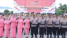 Rls, Kapolres Anambas Pimpin Upacara Kenaikan Pangkat(dok/photo)