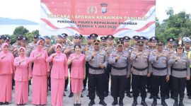 Rls, Kapolres Anambas Pimpin Upacara Kenaikan Pangkat(dok/photo)